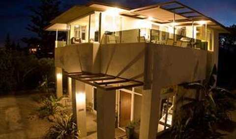 Waihi Beach Lodge at night Waihi Beach Lodge