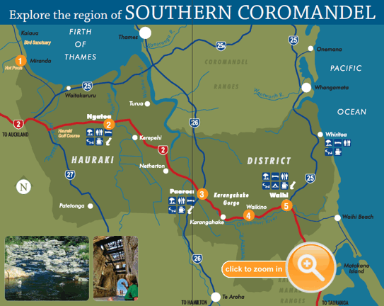 Hauraki Map