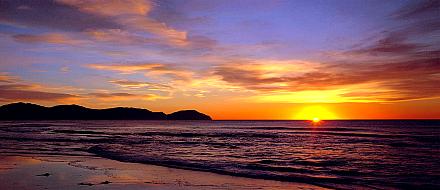 The first light of a new day