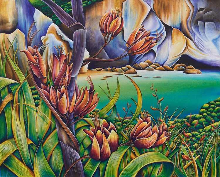 Art Escape Ginney Deavoll Stingrays Paradise