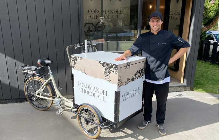 Coromandel Chocolate Thomas and cart