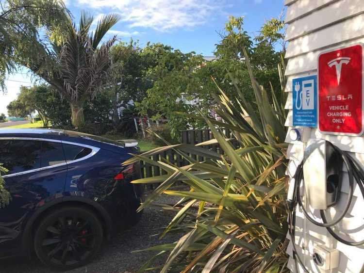 Waiomu Cafe EV Charging Station